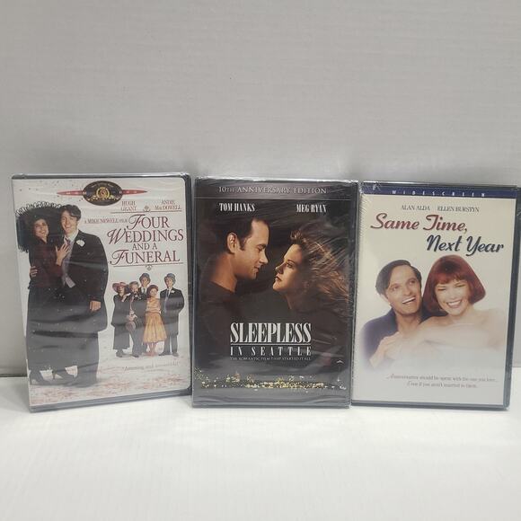 Lot Of 3 Rom Com DVD Movie Bundle Romantic Comedy Classics Brand New - Picture 1 of 2